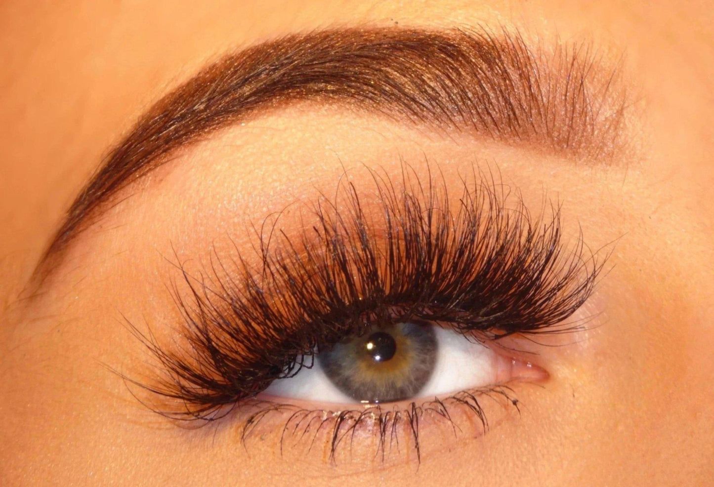 A11 Style 3D 100% Real Mink False Fluffy Curly Messy Eyelashes Pair - Dramatic Eyelashes