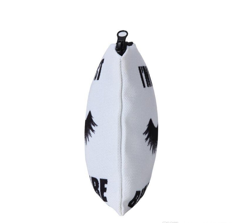Makeup Cosmetic Bag - I Would Cry But My Mascara Is Designer (Side View)