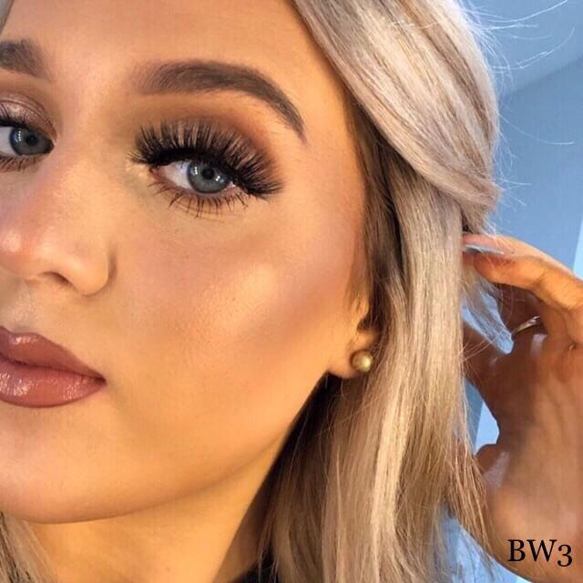 BW3: Multipack (3 Pairs) 3D Luxury Faux Mink Dramatic Eyelashes Eye - Dramatic Eyelashes
