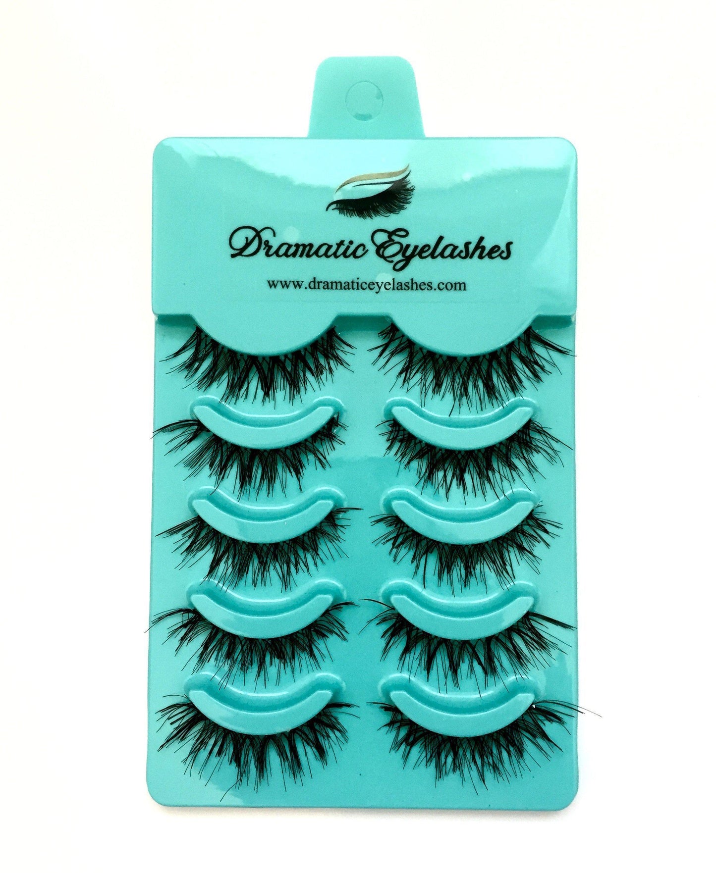Multi-Pack (5 Pairs) False Black Messy Eyelashes-Eyelashes-Dramatic Eyelashes