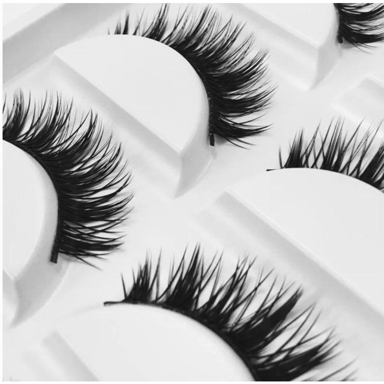 Multi-Pack (5 Pairs) Luxury 3D False Black Eyelashes (Y40)-Eyelashes-Dramatic Eyelashes