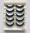 Load image into Gallery viewer, N20: Multi-Pack (5 Pairs) False Black Wispy Eyelashes-Eyelashes-Dramatic Eyelashes